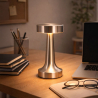 Buy Table Lamp Wireless Rechargeable LED – Touch Control – Modern Metal Design – Anra Silver 60172 - in the EU