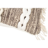 Buy Rectangular Cushion in Boho Bali Style, Cotton & Wool cover + filling - Gaia Grey 60176 at MyFaktory