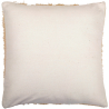 Buy Square Cotton Cushion in Boho Bali Style cover + filling - Endora White 60177 - prices