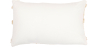 Buy Rectangular Cushion in Boho Bali Style, Cotton cover + filling - Celestia White 60178 - prices