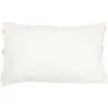 Buy Rectangular Cushion in Boho Bali Style, Cotton cover + filling - Celestia White 60178 - prices