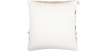 Buy Square Cotton Cushion in Boho Bali Style cover + filling - Gwen White / Black 60182 - prices