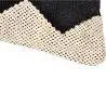 Buy Square Cotton Cushion in Boho Bali Style cover + filling - Gwen White / Black 60182 in the Europe