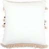 Buy Square Cotton Cushion in Boho Bali Style cover + filling - Joan White 60184 - prices