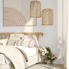 Buy Boho Bali Style Wool Cushion cover + filling - Akasha White 60190 with a guarantee