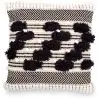 Buy Square Cotton Cushion in Boho Bali Style cover + filling - Safira Grey 60193 - in the EU