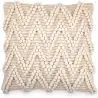 Buy Boho Bali Style Wool Cushion cover + filling - Chewuna White 60198 - in the EU