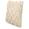 Buy Boho Bali Style Wool Cushion cover + filling - Chewuna White 60198 - prices