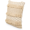 Buy Square Cotton Cushion in Boho Bali Style cover + filling - Serba Cream 60209 - prices