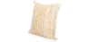 Buy Square Cotton Cushion in Boho Bali Style cover + filling - Forala Cream 60210 - prices