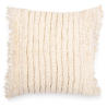 Buy Square Cotton Cushion in Boho Bali Style cover + filling - Forala Cream 60210 - in the EU