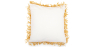 Buy Square Boho Bali Cushion, Raffia cover + filling - Candice Cream 60213 at MyFaktory
