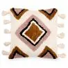 Buy Square Cotton Cushion in Boho Bali Style cover + filling - Eloise Multicolour 60221 - in the EU