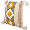 Buy Square Cotton Cushion in Boho Bali Style cover + filling - Lucy Multicolour 60225 - prices