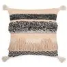 Buy Square Cotton Cushion in Boho Bali Style cover + filling - Ava Multicolour 60228 - in the EU