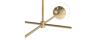 Buy Modern globe pendant chandelier, metal - Suy Gold 60234 home delivery