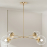Buy Modern globe pendant chandelier, metal - Suy Gold 60234 - prices
