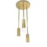 Buy Cluster pendant lamp in modern style, brass - Treck Gold 60236 home delivery