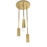 Buy Cluster pendant lamp in modern style, brass - Treck Gold 60236 in the Europe