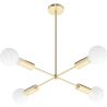 Buy Modern pendant chandelier, brass - Senay Gold 60237 at MyFaktory