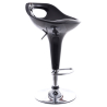 Buy Swivel Chromed Modern Bar Stool - Height Adjustable Black 49736 - prices
