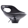 Buy Swivel Chromed Modern Bar Stool - Height Adjustable Black 49736 with a guarantee