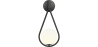 Buy Wall lamp in scandinavian style, glass - Drop Black 60240 - in the EU