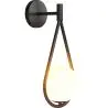Buy Wall lamp in scandinavian style, glass - Drop Black 60240 in the Europe