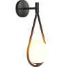 Buy Wall lamp in scandinavian style, glass - Drop Black 60240 in the Europe
