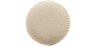 Buy Pouffe Stool in Boho Bali Style, Wood and Cotton - Isabella Bali Ivory 60262 - prices