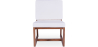Buy Garden Armchair in Boho Bali Design, Wood and Canvas - Bayen White 60299 at MyFaktory