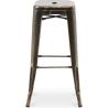 Buy Bar Stool – Industrial Style – Steel – 76 cm – Metalix Metallic bronze 60148 in the Europe