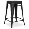 Buy Bistrot Metalix Stool Matte Metal - 60cm - New edition Black 60324 - prices