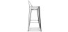Buy Bar Stool with Backrest - Industrial Design - 76cm - New Edition - Metalix Steel 60325 with a guarantee