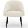 Buy Dining Chair Upholstered Bouclé - Cenai White 60330 in the Europe