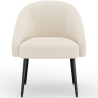 Buy Dining Chair Upholstered Bouclé - Cenai White 60330 at MyFaktory