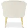 Buy White boucle accent chair - upholstered - Oirna White 60332 with a guarantee