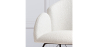 Buy Rocking armchair upholstered in white boucle - Frida  White 60334 - in the EU