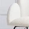 Buy Rocking armchair upholstered in white boucle - Frida  White 60334 - in the EU