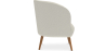 Buy White Boucle armchair - upholstered - Perkin  White 60335 with a guarantee