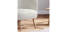 Buy White Boucle armchair - upholstered - Perkin  White 60335 home delivery