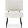 Buy White boucle upholstered dining chair - Hebay White 60337 in the Europe