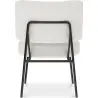 Buy White boucle upholstered dining chair - Hebay White 60337 - prices