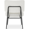 Buy White boucle upholstered dining chair - Hebay White 60337 - in the EU