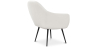 Buy Upholstered boucle accent chair in white - Uby White 60339 - in the EU