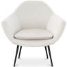 Buy Upholstered boucle accent chair in white - Uby White 60339 - prices