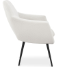 Buy Upholstered boucle accent chair in white - Uby White 60339 at MyFaktory