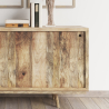 Buy Wooden Sideboard - Vintage Design - Woman Drawing - Mayce Natural wood 60355 in the Europe
