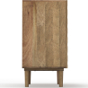 Buy Natural Wood Sideboard - Boho Bali Design - Gaws Black 60364 in the Europe