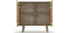 Buy Small Cabinet, Mango Wood, Boho Bali Design - Fre Natural wood 60369 home delivery